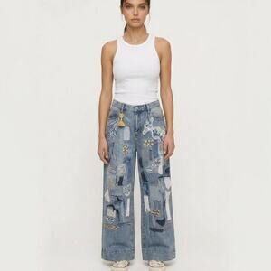 Upcycled Habitual Denim — One‑of‑a‑Kind Patchwork Jeans
